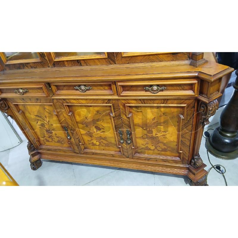 CREDENZA D/CORPO INTARSIATA FREGIO SUPERIORE | Mercatino dell'Usato Roma viale tirreno 2