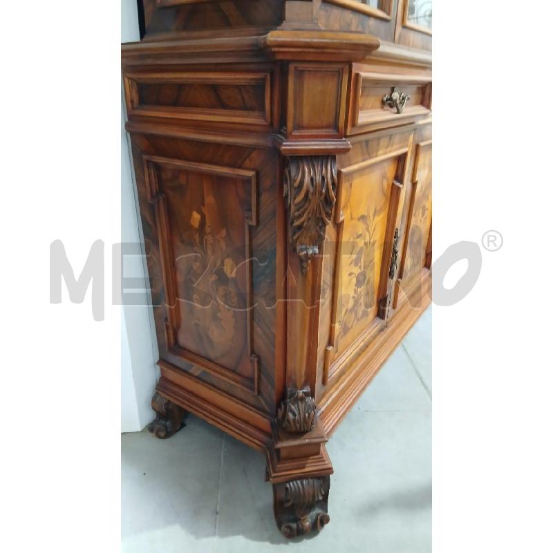CREDENZA D/CORPO INTARSIATA FREGIO SUPERIORE | Mercatino dell'Usato Roma viale tirreno 4
