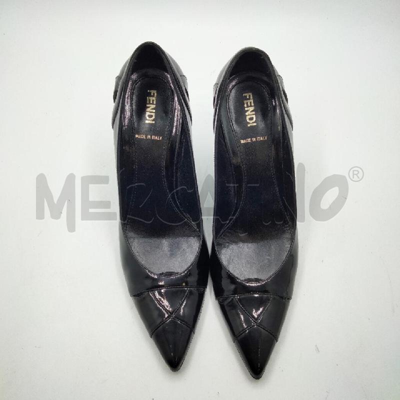 DECOLLETE FENDI NERO IN  VERNICE  | Mercatino dell'Usato Roma viale tirreno 5