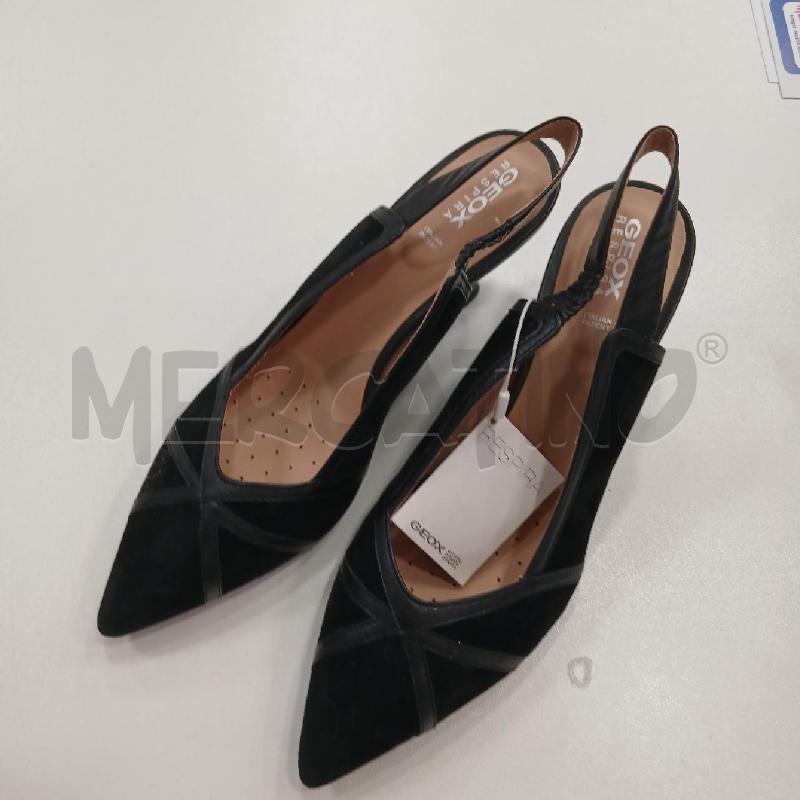 DECOLLETE GEOX NERO SCAMOSCIATO | Mercatino dell'Usato Roma viale tirreno 1