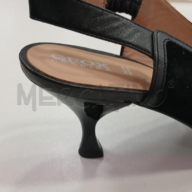 DECOLLETE GEOX NERO SCAMOSCIATO | Mercatino dell'Usato Roma viale tirreno 3