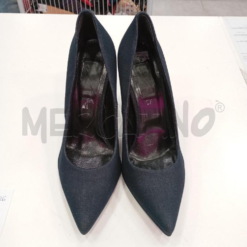 DECOLLETE MARINA RINALDI JEANSATE SCURO | Mercatino dell'Usato Roma viale tirreno 1