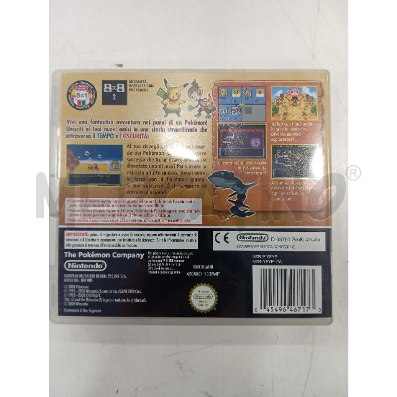 DS POKEMON MYSTERY DUNGEON ESPLORATORI DELL'OSCURITÀ | Mercatino dell'Usato Roma viale tirreno 2