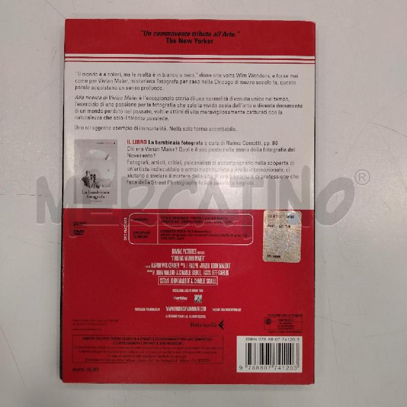 DVD ALLA RICERCA DI VIVIAN MAIER | Mercatino dell'Usato Roma viale tirreno 2