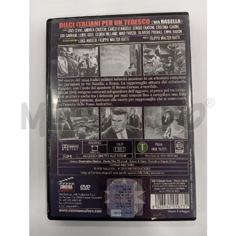 DVD DIECI ITALIANI PER UN TEDESCO | Mercatino dell'Usato Roma viale tirreno 2
