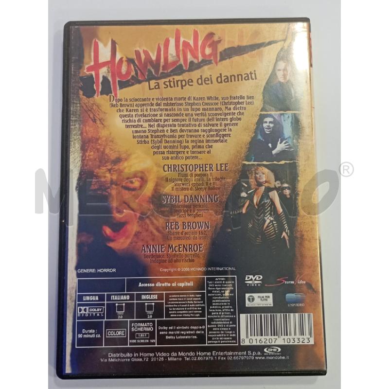 DVD HOWLING LA STIRPE DEI DANNATI | Mercatino dell'Usato Roma viale tirreno 2
