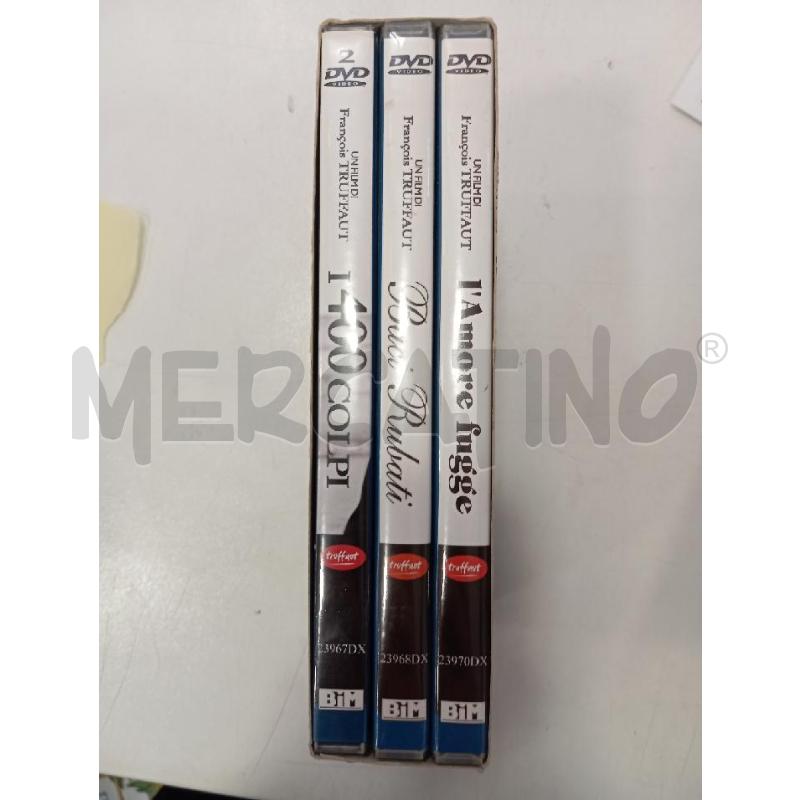 DVD I 400 COLPI/BACI RUBATI/L'AMORE FUGGE | Mercatino dell'Usato Roma viale tirreno 2