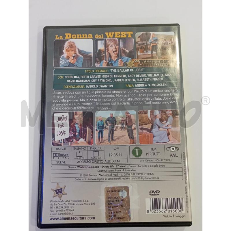 DVD LA DONNA DEL WEST | Mercatino dell'Usato Roma viale tirreno 2