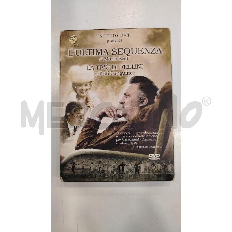 DVD L'ULTIMA SEQUENZA/LA TIVÙ DI FELLINI | Mercatino dell'Usato Roma viale tirreno 1
