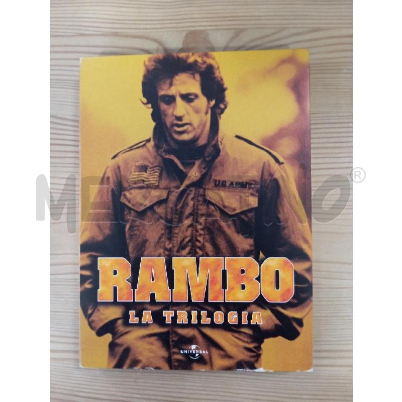 DVD RAMBO LA TRILOGIA | Mercatino dell'Usato Roma viale tirreno 1