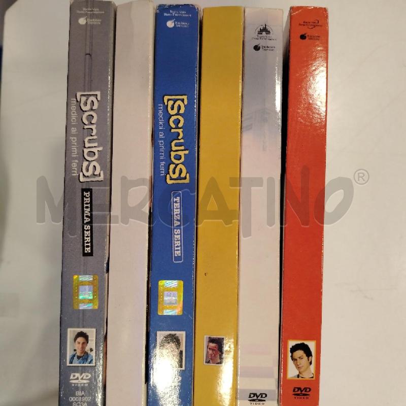 DVD SCRUBS 1-6 ALCUNI SENZA FOLDER | Mercatino dell'Usato Roma viale tirreno 3
