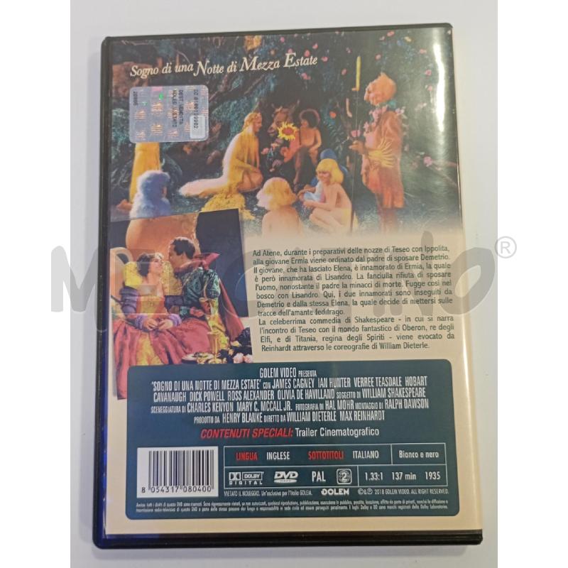 DVD SOGNO DI UNA NOTTE DI MEZZA ESTATE | Mercatino dell'Usato Roma viale tirreno 2