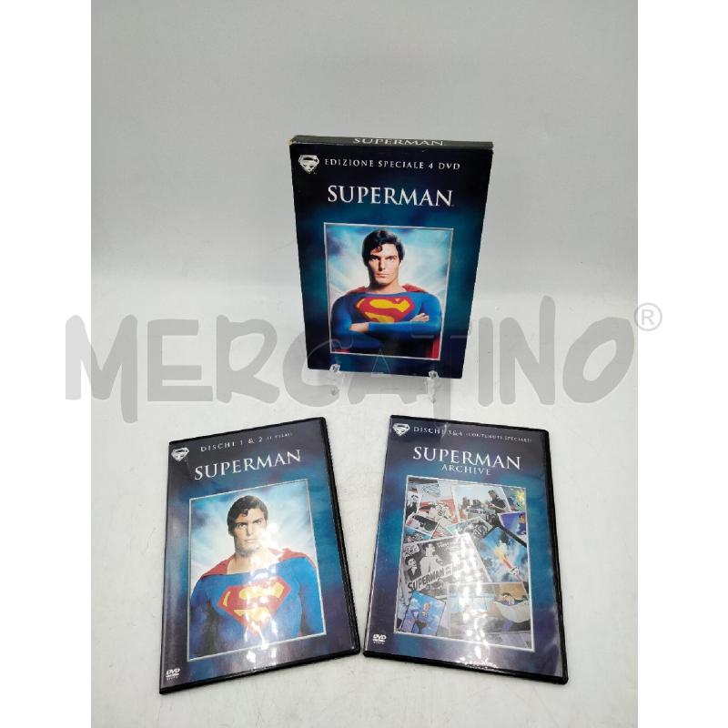 DVD SUPERMAN 4 DVD  | Mercatino dell'Usato Roma viale tirreno 3