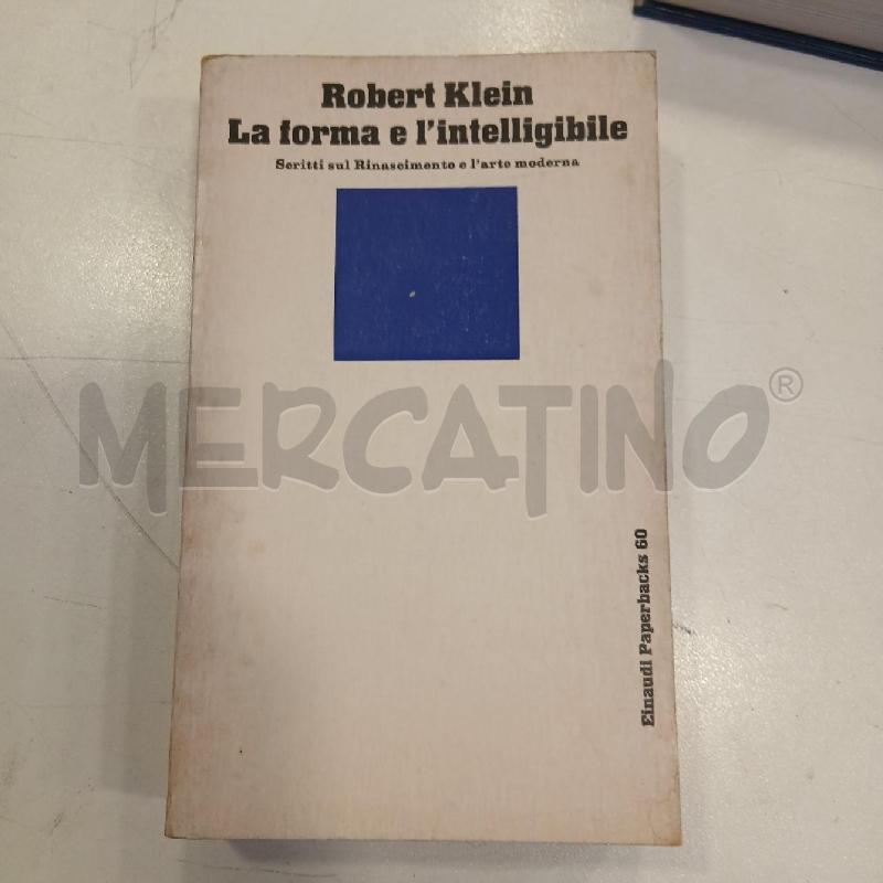 EINAUDI KLEIN LA FORMA E L'INTELLIGIBILE | Mercatino dell'Usato Roma viale tirreno 1