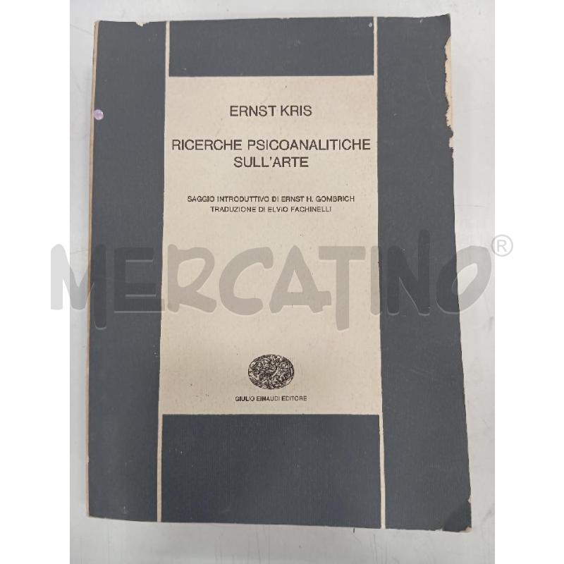 EINAUDI KRIS RICERCHE PSICOANALITICHE SULL'ARTE | Mercatino dell'Usato Roma viale tirreno 1