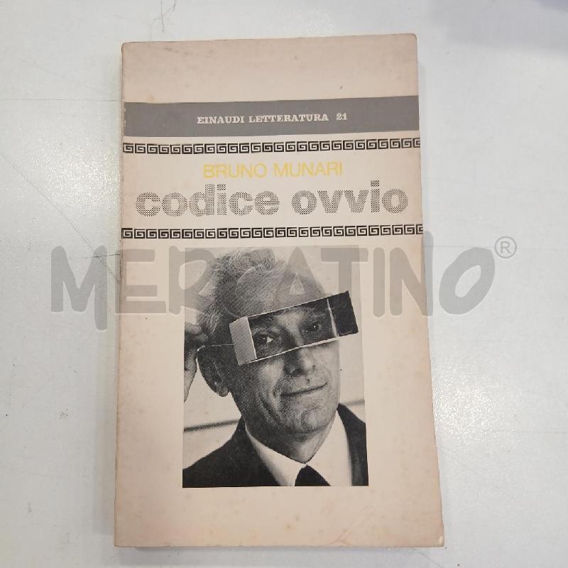 EINAUDI MUNARI CODICE OVVIO | Mercatino dell'Usato Roma viale tirreno 1