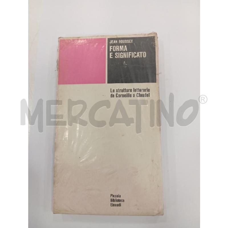 EINAUDI ROUSSET FORMA E SIGNIFICATO | Mercatino dell'Usato Roma viale tirreno 1