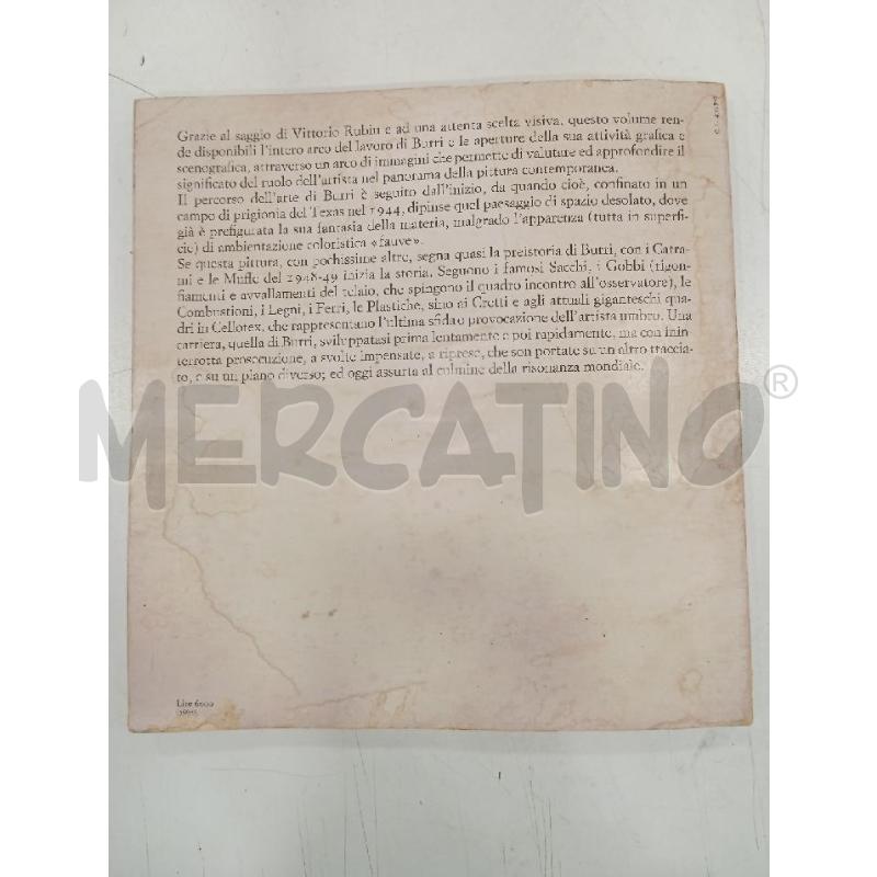 EINAUDI RUBIU ALBERTO BURRI | Mercatino dell'Usato Roma viale tirreno 2