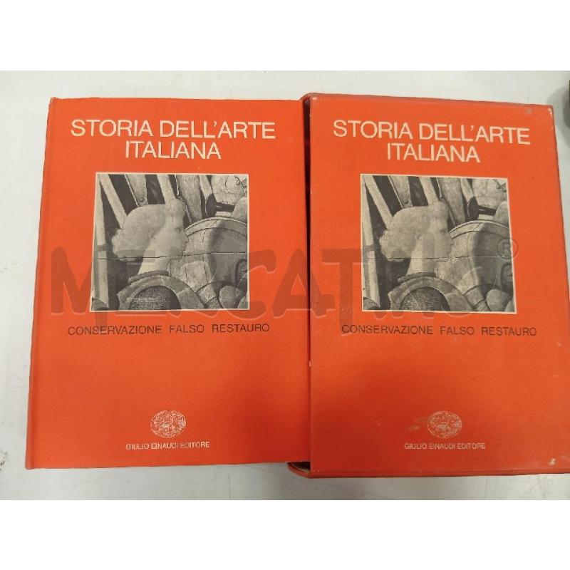 EINAUDI STORIA DELL'ARTE CONSERVAZIONE FALSO RESTAURO | Mercatino dell'Usato Roma viale tirreno 1