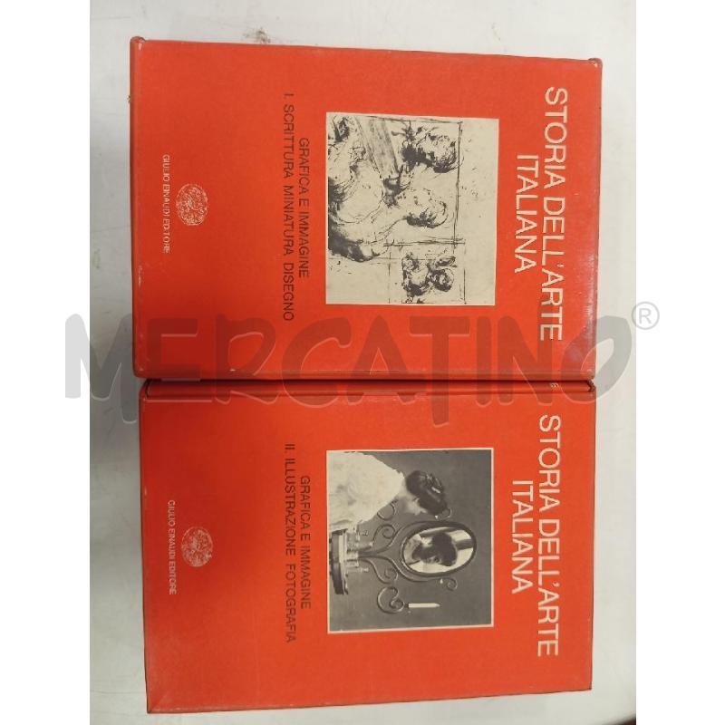 EINAUDI STORIA DELL'ARTE GRAFICA E IMMAGINE 2VOL | Mercatino dell'Usato Roma viale tirreno 1