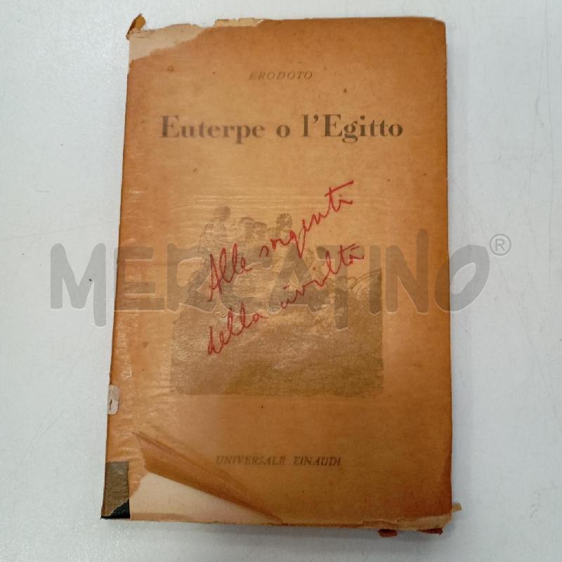 EINAUDI VINT ERODOTO EUTERPE O L'EGITTO | Mercatino dell'Usato Roma viale tirreno 1