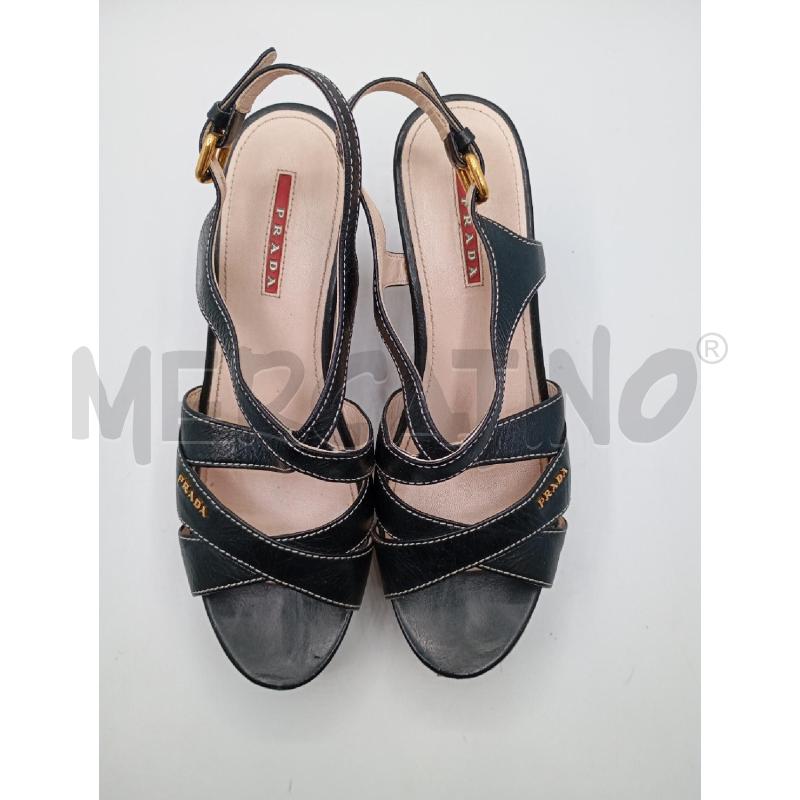 ESPADRILLAS D PRADA IN VERNICE NE | Mercatino dell'Usato Roma viale tirreno 2