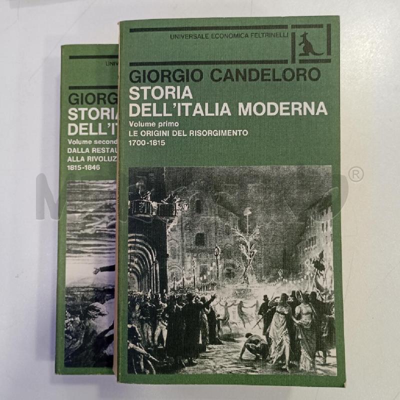 FELTRINELLI CANDELORO STORIA DELL'ITALIA MODERNA 7 VOL | Mercatino dell'Usato Roma viale tirreno 1