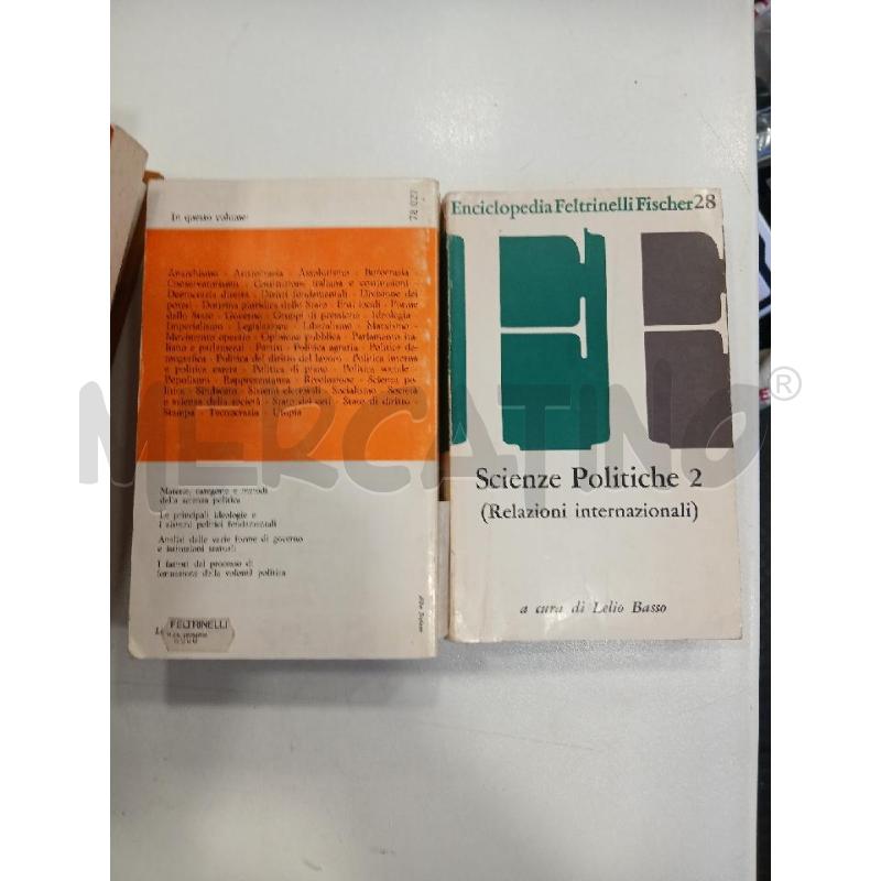 FELTRINELLI ENCICLOPEDIA SCIENZE POLITICHE 1-2 | Mercatino dell'Usato Roma viale tirreno 3