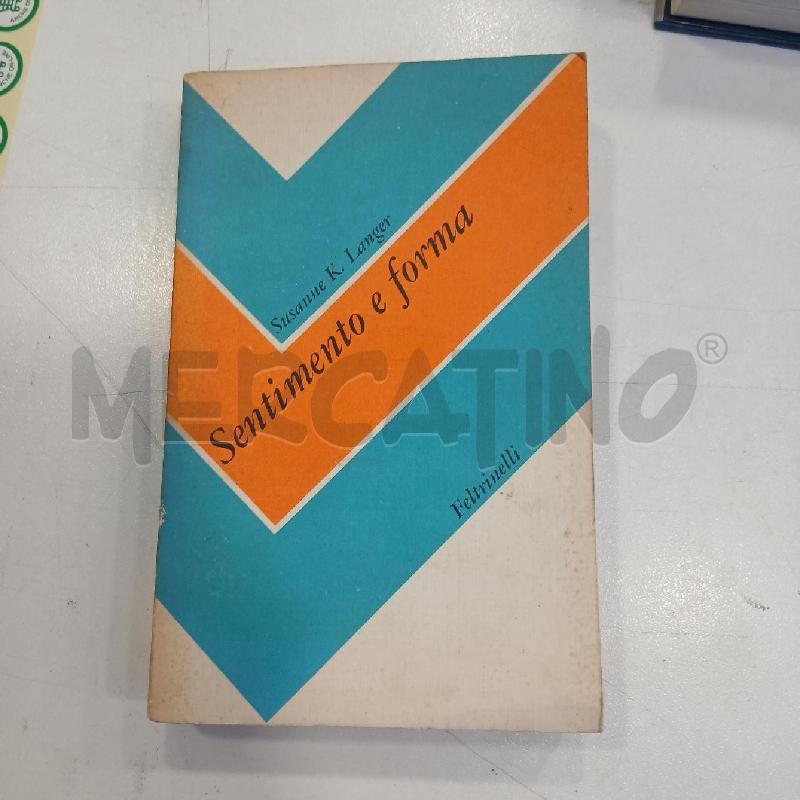 FELTRINELLI LANGER SENTIMENTO E FORMA | Mercatino dell'Usato Roma viale tirreno 1