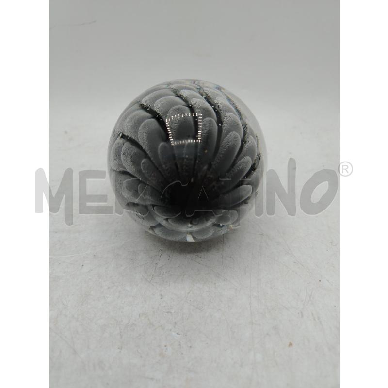 FERMACARTE SFERA VETRO SF GRIGIO | Mercatino dell'Usato Roma viale tirreno 3