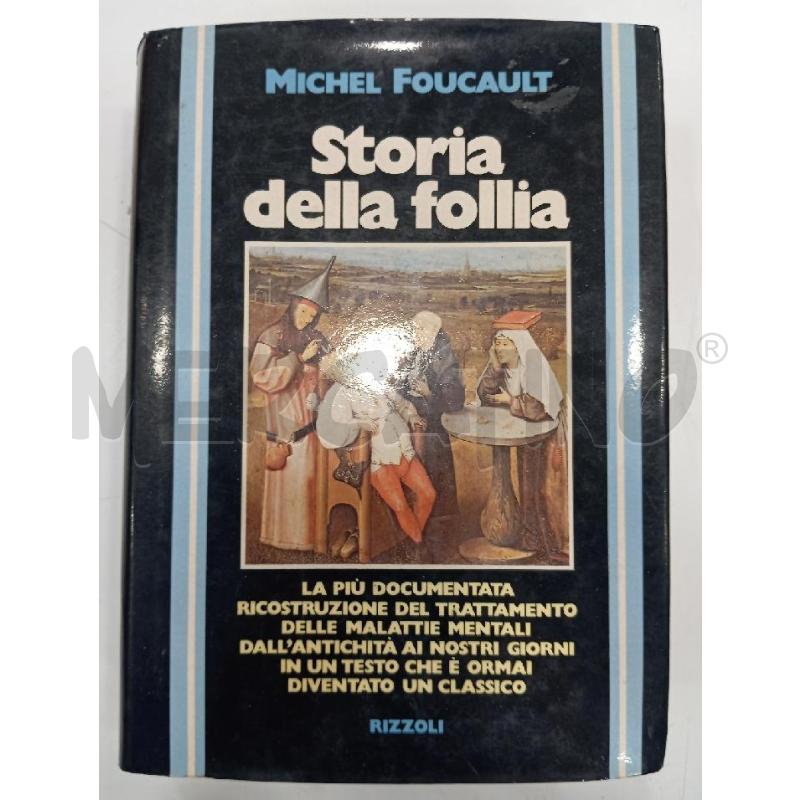 FOUCAULT STORIA DELLA FOLLIA RIZZOLI | Mercatino dell'Usato Roma viale tirreno 1