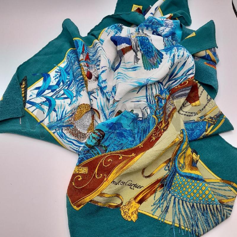 FOULARD CARTIER MUST DE CARTIER GIBIERS DE MARAIS  | Mercatino dell'Usato Roma viale tirreno 1
