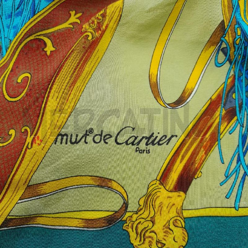 FOULARD CARTIER MUST DE CARTIER GIBIERS DE MARAIS  | Mercatino dell'Usato Roma viale tirreno 2