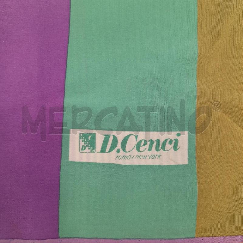 FOULARD D. CENCI LINEE COLORATE  | Mercatino dell'Usato Roma viale tirreno 2