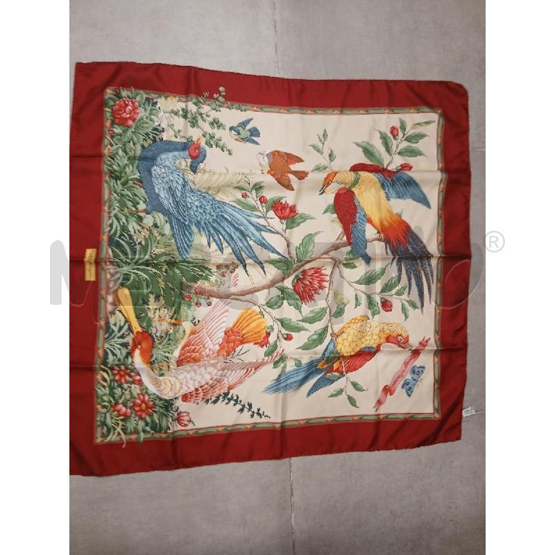 FOULARD FERRAGAMO SETA FANTASIA  | Mercatino dell'Usato Roma viale tirreno 1