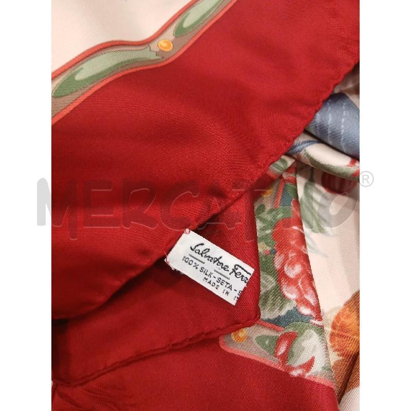 FOULARD FERRAGAMO SETA FANTASIA  | Mercatino dell'Usato Roma viale tirreno 3