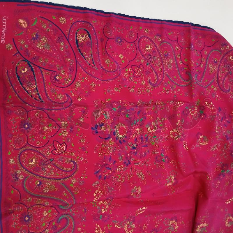 FOULARD GIANNI VERSACE ROSA FANTASIA FLOREALE  | Mercatino dell'Usato Roma viale tirreno 1