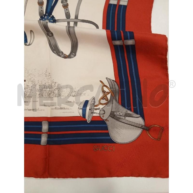 FOULARD GUCCI POLO PLAYERS RSS BE  DA RIV | Mercatino dell'Usato Roma viale tirreno 2