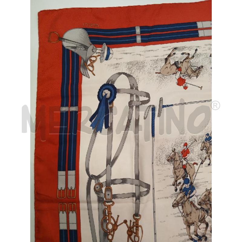 FOULARD GUCCI POLO PLAYERS RSS BE  DA RIV | Mercatino dell'Usato Roma viale tirreno 4