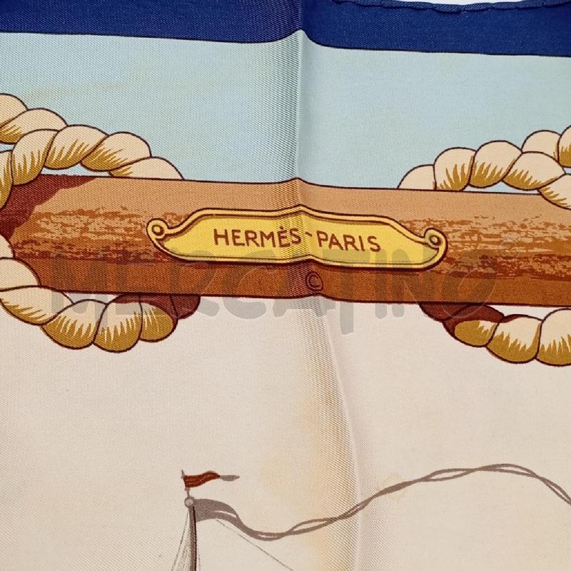 FOULARD HERMES PARIS TRIBORD DA RIV | Mercatino dell'Usato Roma viale tirreno 4
