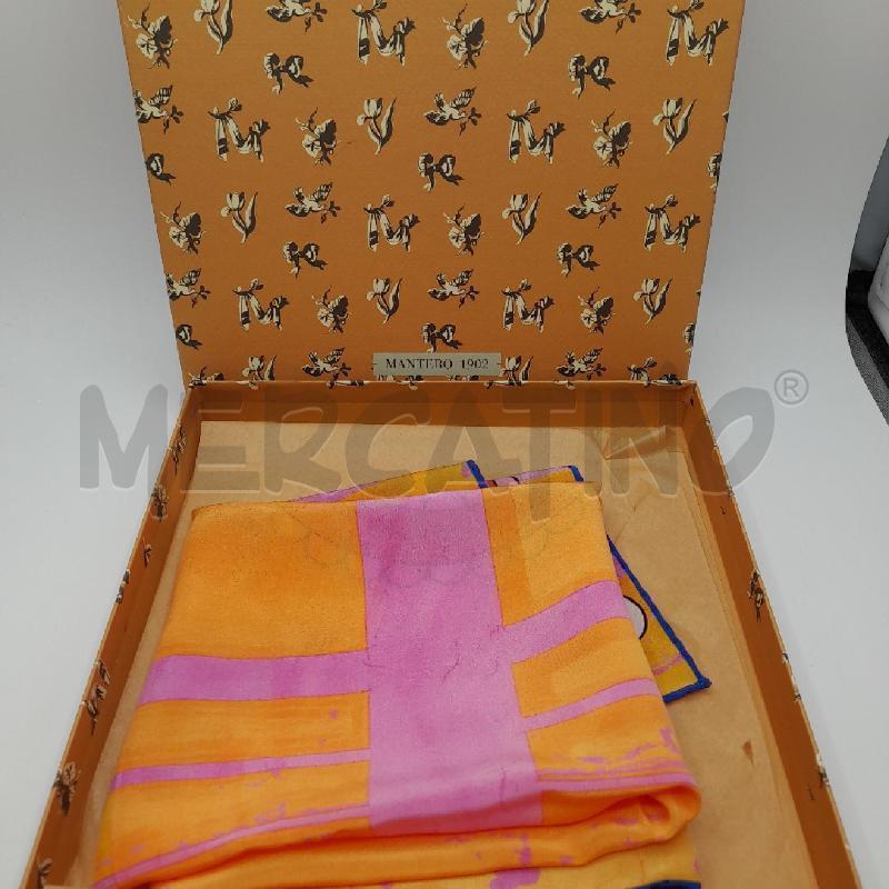 FOULARD MANTERO SENAP FUCSIA SCRITTA LOVE  | Mercatino dell'Usato Roma viale tirreno 1