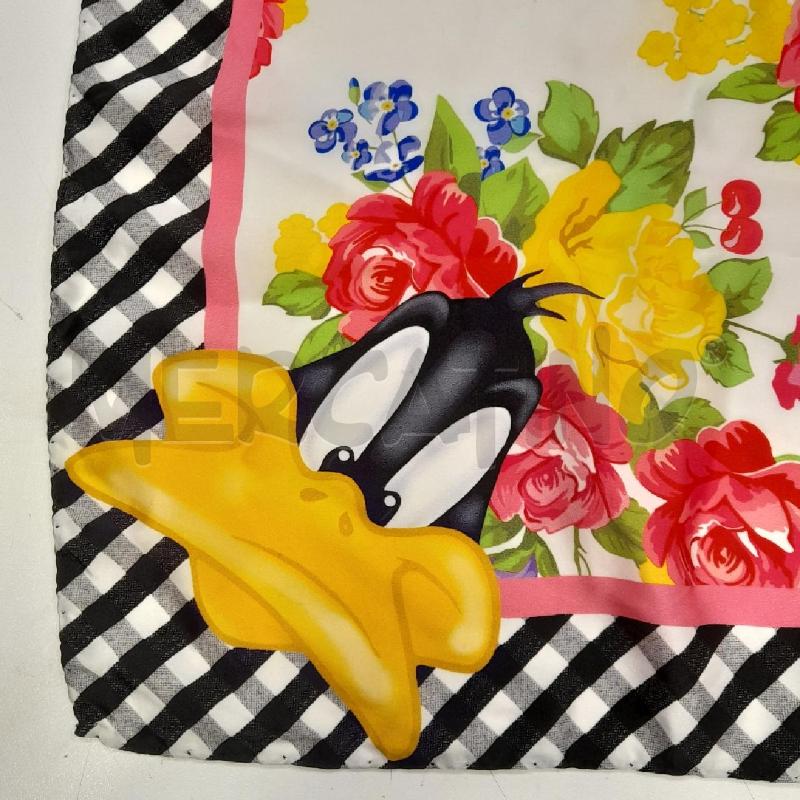 FOULARD MONNALISA QUADRETTONI BI NE BI FIORI COL  DUCK NE  | Mercatino dell'Usato Roma viale tirreno 2