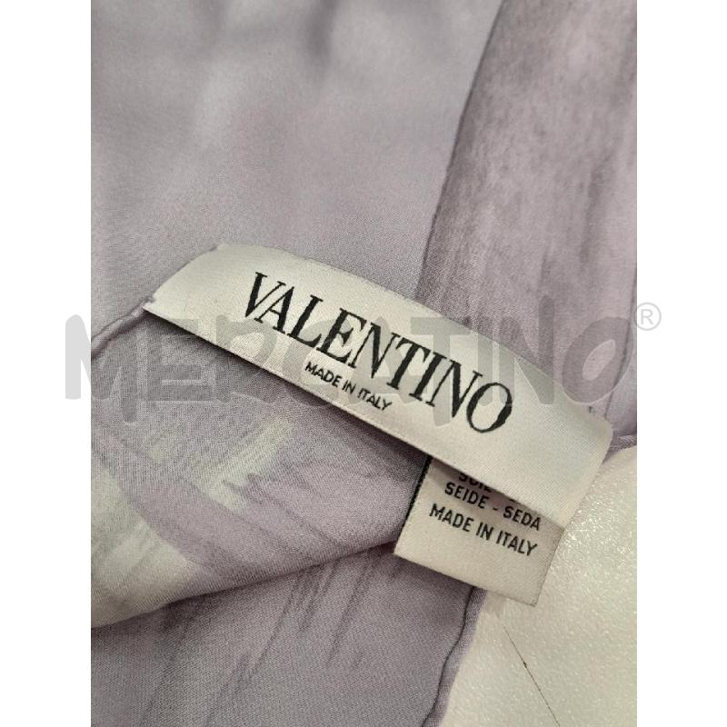 FOULARD VALENTINO VI GR SATIN FIORE  | Mercatino dell'Usato Roma viale tirreno 3