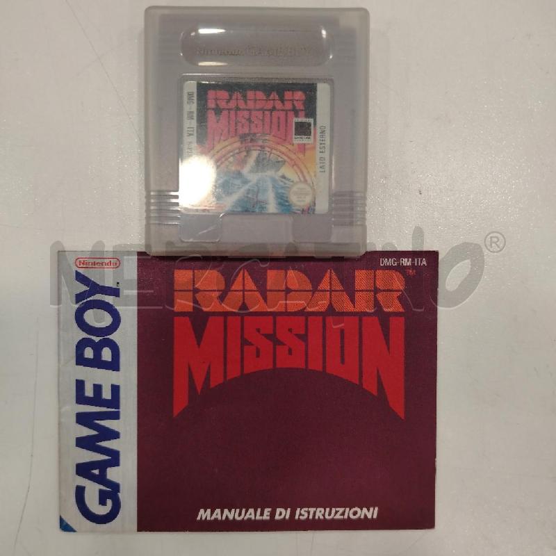 GAMEBOY RADAR MISSION CON LIBRETTO | Mercatino dell'Usato Roma viale tirreno 1