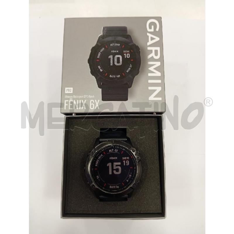 GARMIN FENIX 6X PRO OROLOGIO C/SCATOLA | Mercatino dell'Usato Roma viale tirreno 1