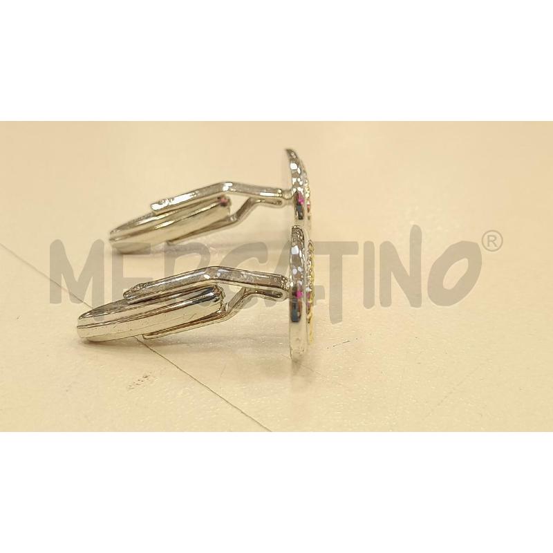 GEMELLI BURBERRY OVALE LOGO | Mercatino dell'Usato Roma viale tirreno 3