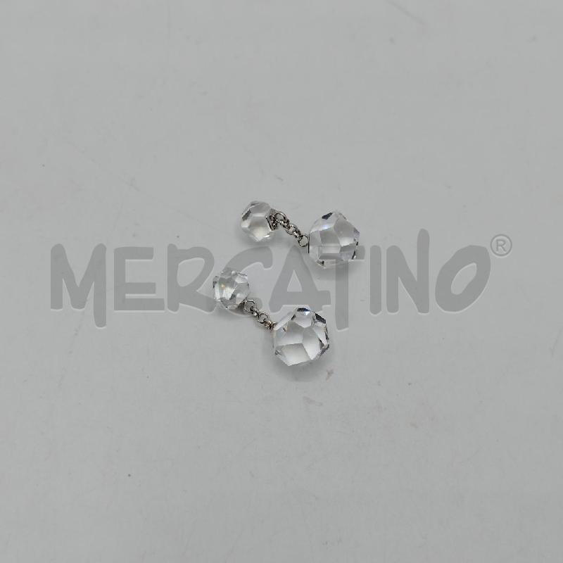 GEMELLI SWAROVSKI SFERE SFACC TRASP | Mercatino dell'Usato Roma viale tirreno 1