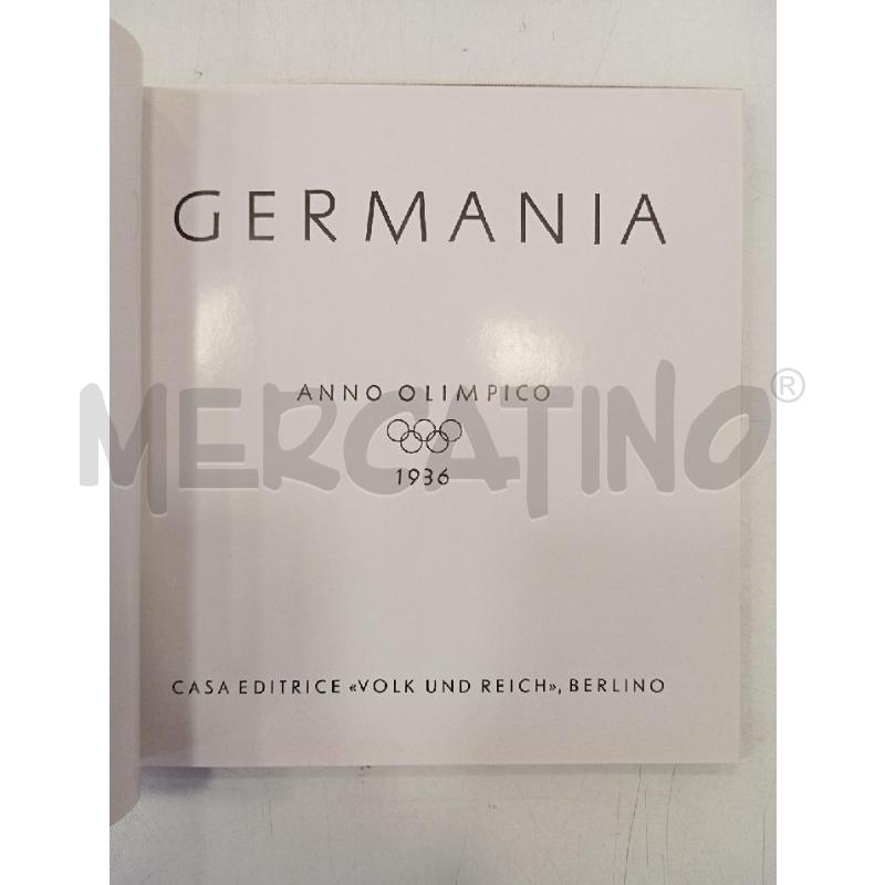 GERMANIA ANNO OLIMPICO 1936 LIBRO FOTOGRAFICO | Mercatino dell'Usato Roma viale tirreno 2