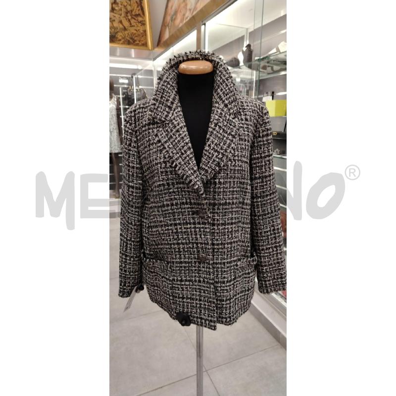 GIACCA D MARINA SPORT BIANCO/NERO  | Mercatino dell'Usato Roma viale tirreno 1