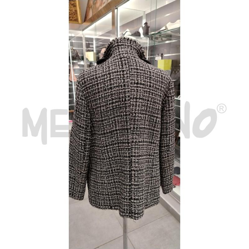 GIACCA D MARINA SPORT BIANCO/NERO  | Mercatino dell'Usato Roma viale tirreno 2